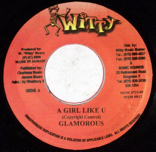 7-дюймовая пластинка GLAMOUROUS RICHIE SPICE A Girl Like You Crave MSM0012 Witty 2000 Ямайка Регги Ска Даб Б/у
