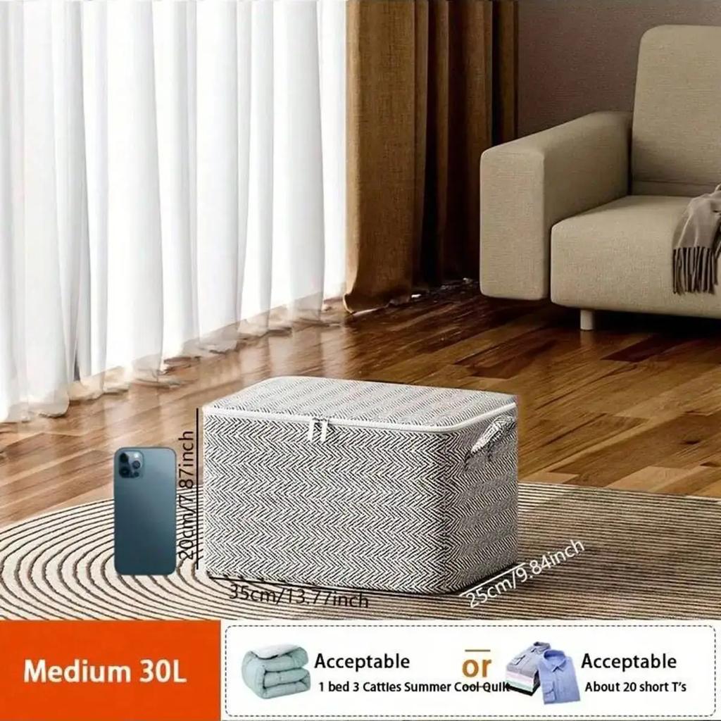 1 шт. Очень большой ящик для хранения для домашнего использования, складная сумка для упаковки одежды, органайзер для одеял и одеял для гардероба с ручкой