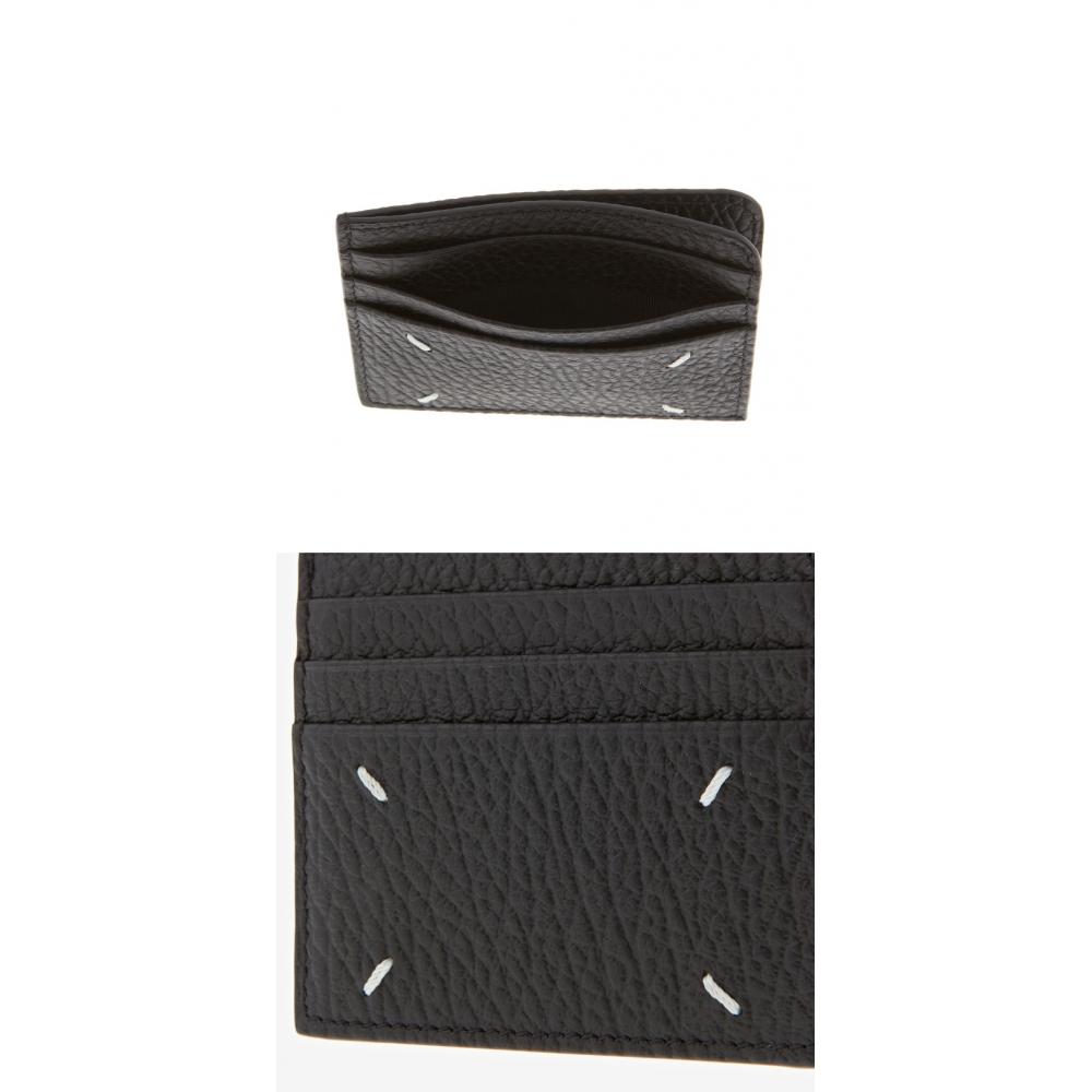 Maison Margiela Sa3vx0007 P4455 T8013 Stitched Grain Card Holder