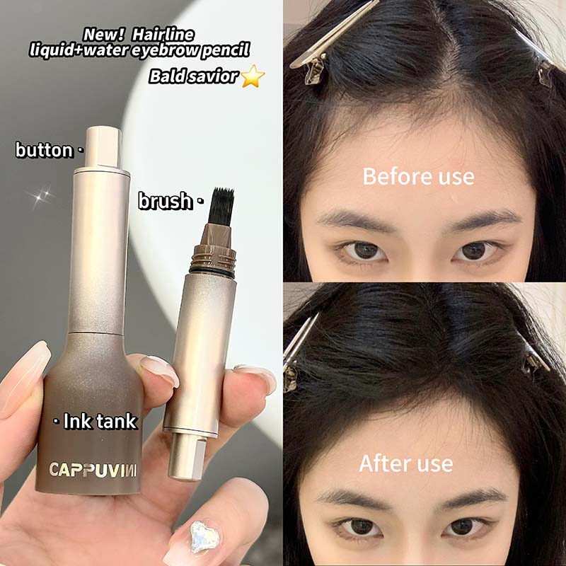 CAPPUVINI Solids Fluffy Hairline Liquid и средство для улучшения бровей