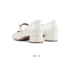 St&Sat/Saturday New Square Head Women's Shoes Retro Versatile Single Shoes French Spring Shallow Mouth Mary Jane Shoes
