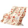 Simple cartoon digitalprinted polyester Bedroom velvet flannel soft sofa cover blanket Fleece soft sofa cover blankets for beds