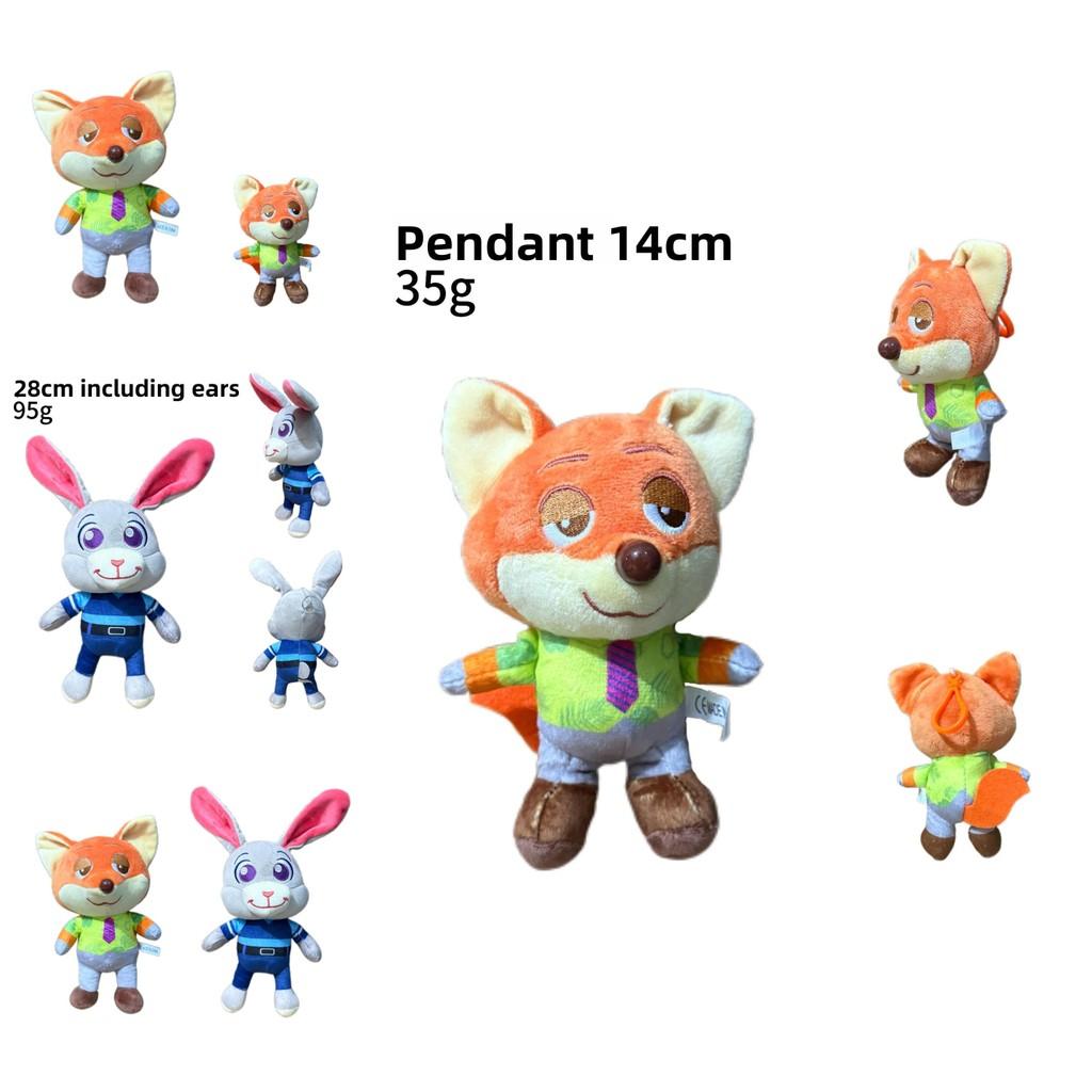 Zootopia Judy Nick Rabbit And Fox Plush Doll Pendant Keychain For Gift Ideas