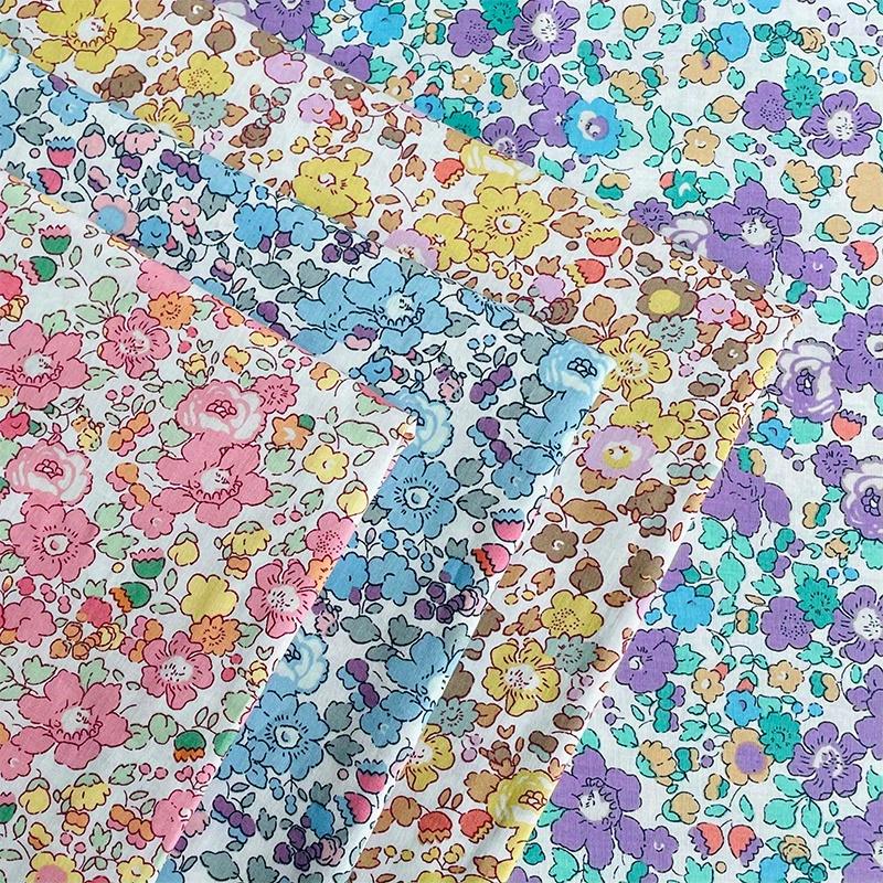 1 шт 145x100 см хлопчатобумажная ткань для шитья платьев юбки своими руками ручной работы дизайнерский метр для пэчворка