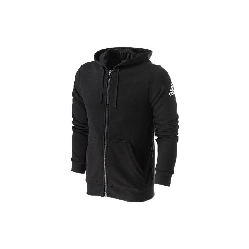 adidas Куртки Мужские Черные С Капюшоном Умеренные Прочие BK3717