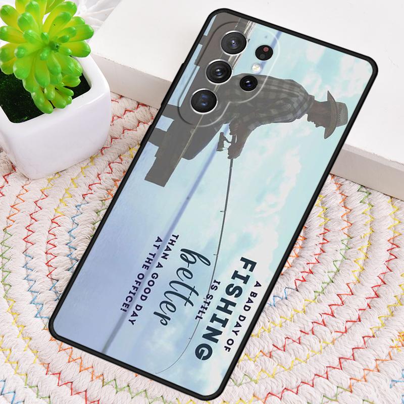 Рыбацкие Цитаты Удочка Чехол для Телефона для Samsung Galaxy note 10 pro S26 Ultra S23 S24 FE S25 S21 S22 PLUS ударопрочный Чехол