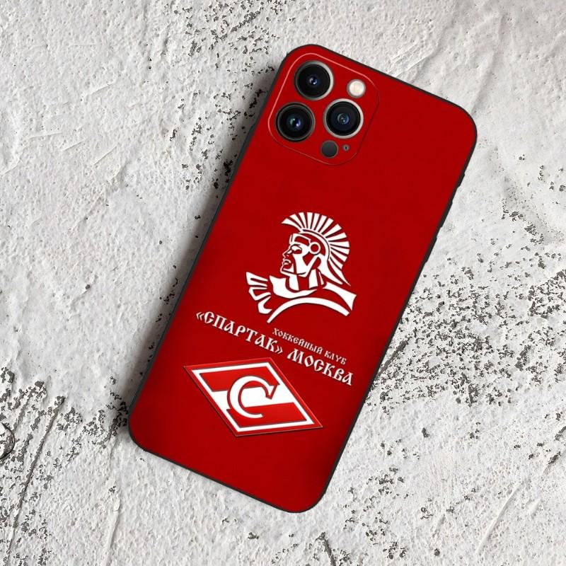 Русский Футбольный Чехол для Телефона Спартак Москва Для iPhone 14 Pro 13 Mini 11 12 Max Xr X Xs 7 8 Plus 6 Задняя Крышка