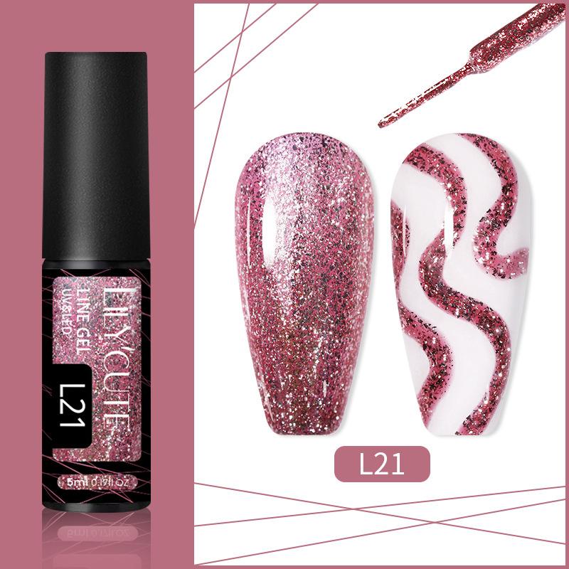 Полный набор эластичного клея-кисточки, флуоресцентный клей-крючок для нейл-арта, окрашенный клей для маникюра своими руками, фототерапевтический лак для ногтей