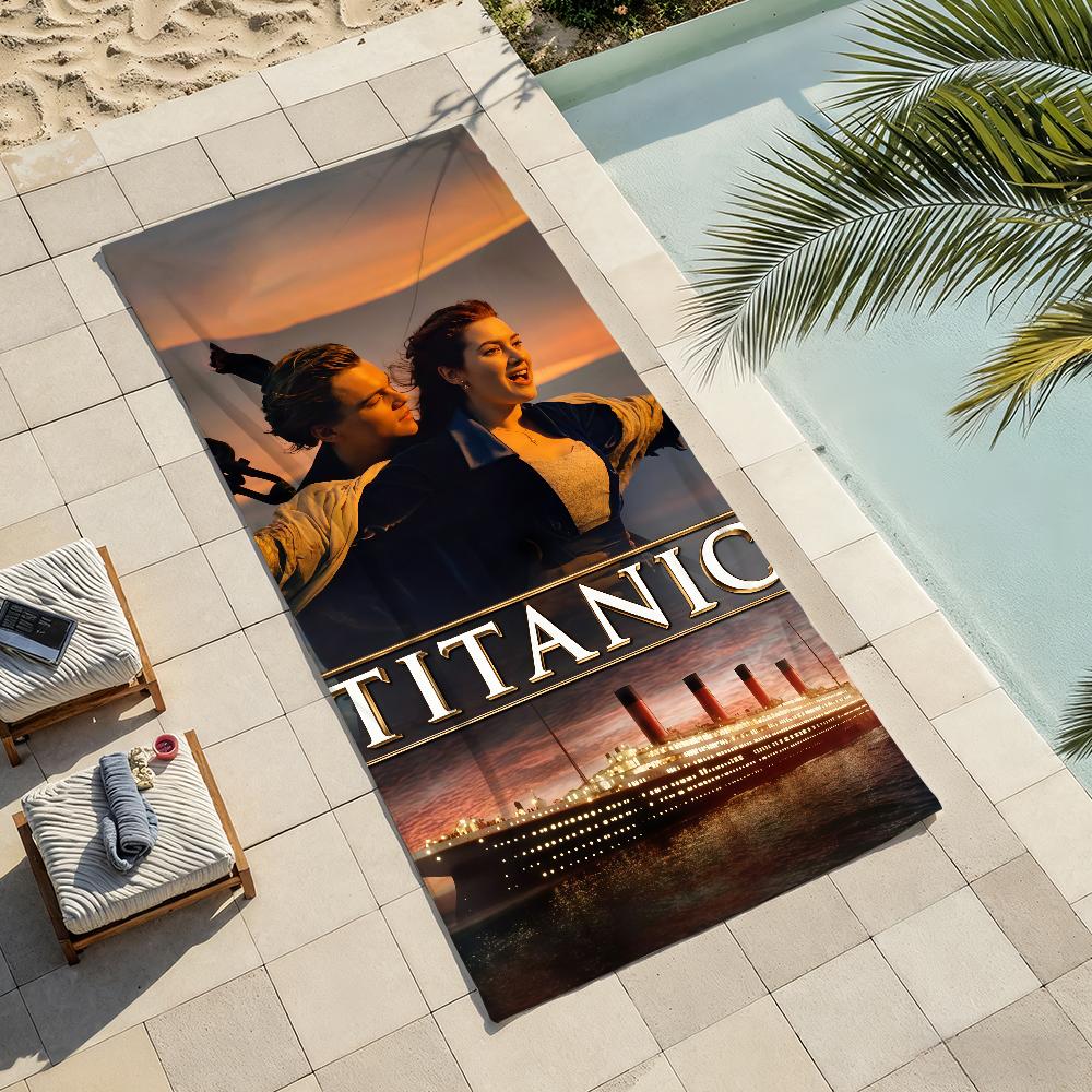 Love movie T-TITANIC Towel Drying Bath Towel Applicable To Light Swimming Camping Yoga Beach Out