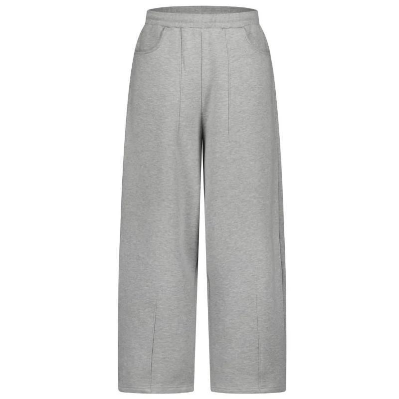 Европейские и американские повседневные простые модные свободные брюки с эластичной талией и множеством карманов