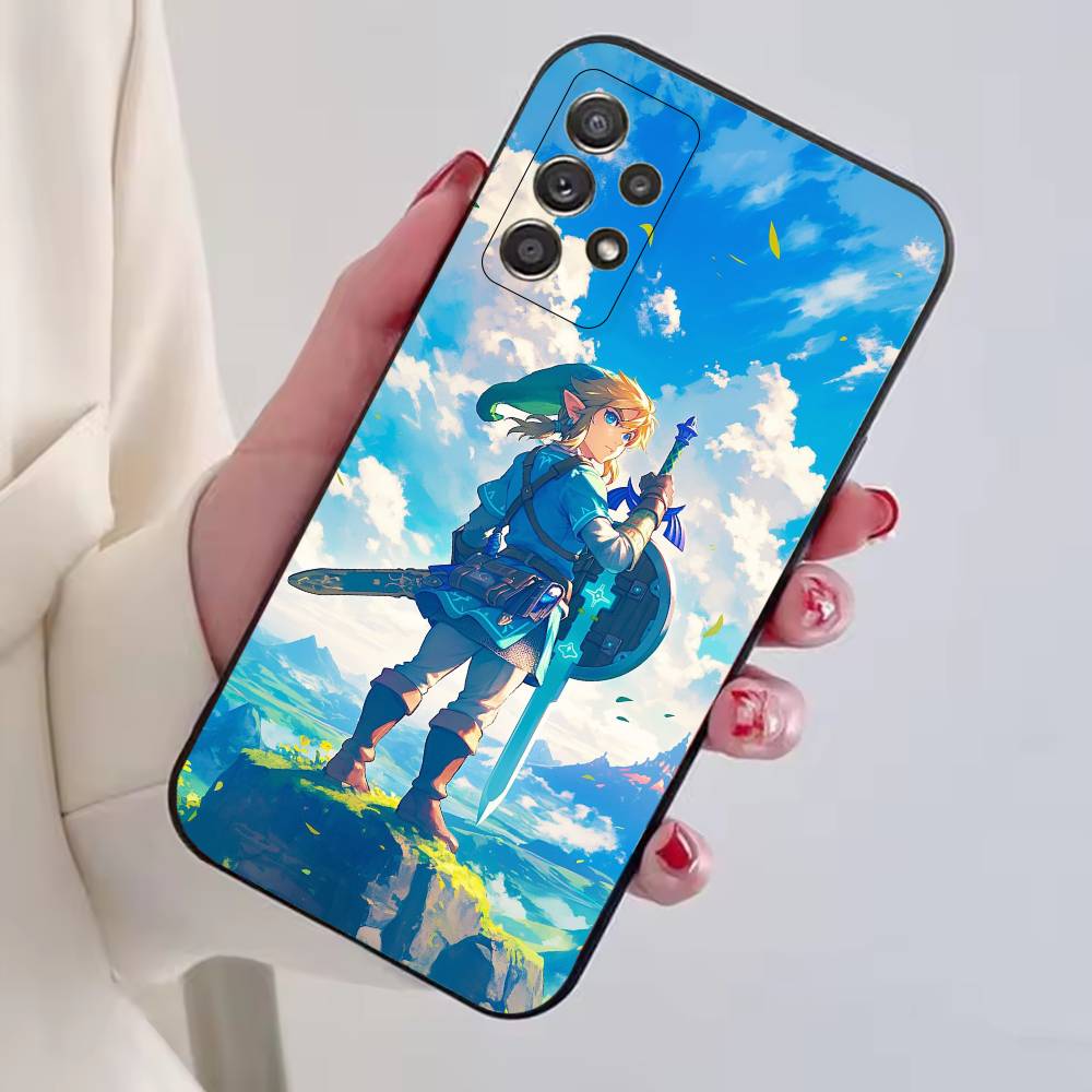 Game Z-Zelda L-Link Phone Case For Samsung S25,S24,S21,S22,S23,S30,Ultra,S20,Plus,Fe,Lite,Note,10,Black Cover