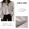 R10righten Pullover Long Loose Soft Polyester Perfect for Going and Simple and Perfect for and Spring Women's Hoodie, V-Neck, Sleeve, Fit, Blend,