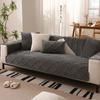 Solid Color Super Soft Plush Sofa Cushion Winter New Cushion Non-slip Sofa Cover All Seasons Universal Cover Cloth Towel