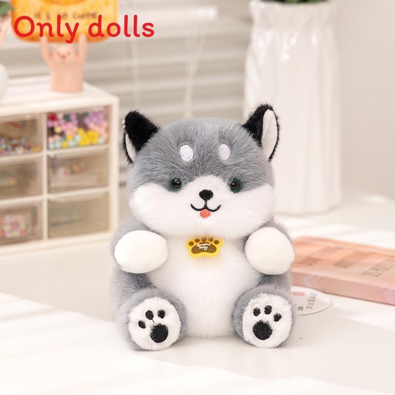 Cute Kittens Rabbits Raccoons And Panda Plush Dolls With Design Embroidery