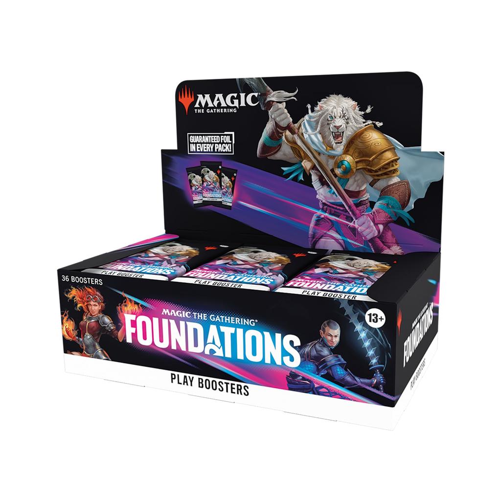 Magic: The Gathering Foundations Play Booster English Edition (Box of 36 Packs) MTG Trading Card Wizards of the Coast FDN D36280003