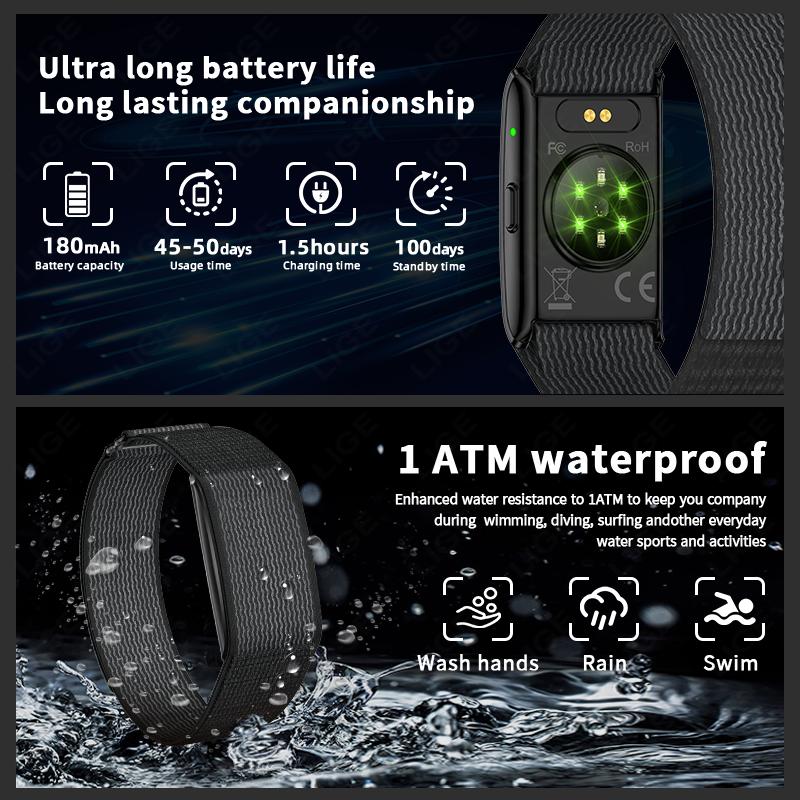 2026 No Screen Smart Watch for Men Women Fitness Tracker Heart Rate Blood Pressure Monitor HRV Sleep Sport Health Smart Bracelet2