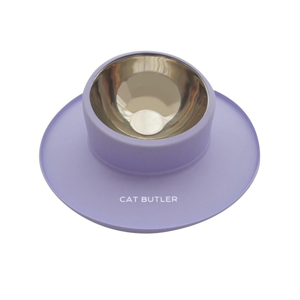 Silicone Stainless Steel Pet Non- And Leak-proof Eating And Drinking -purpose Easy To Clean Dog Fixed Dog Food Bowl