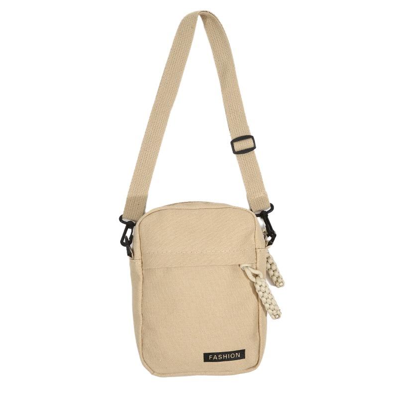 Многофункциональная холщовая сумка кроссбоди Женская модная сумка-мессенджер Студенческая мини повседневная спортивная на плечо