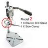 Electric Drill Bracket Single/Double Head Drilling Holder Grinder Rack/Clamp Bench Press Stand/Aluminum Flat Nose Pliers
