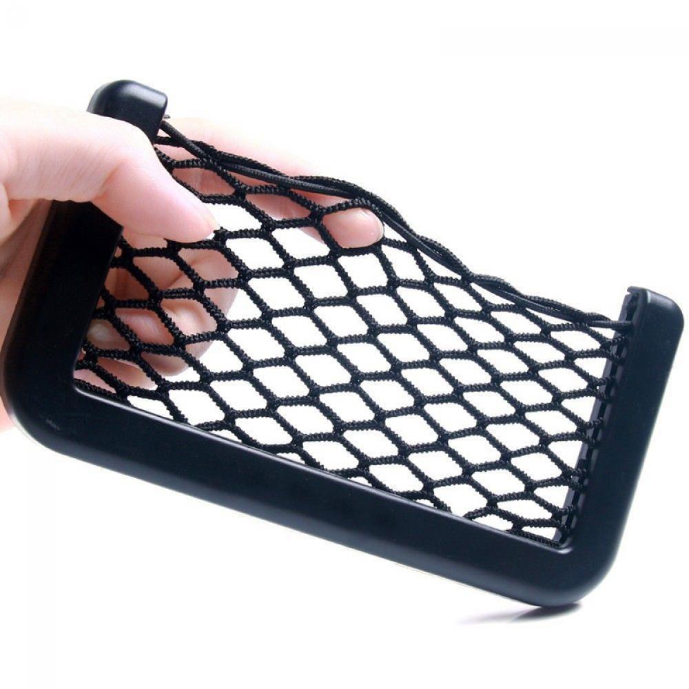 Probable Mesh Resilient Vehicle Car Storage Pocket Car Hanging Ornament Mesh Storage Bag Net Bag