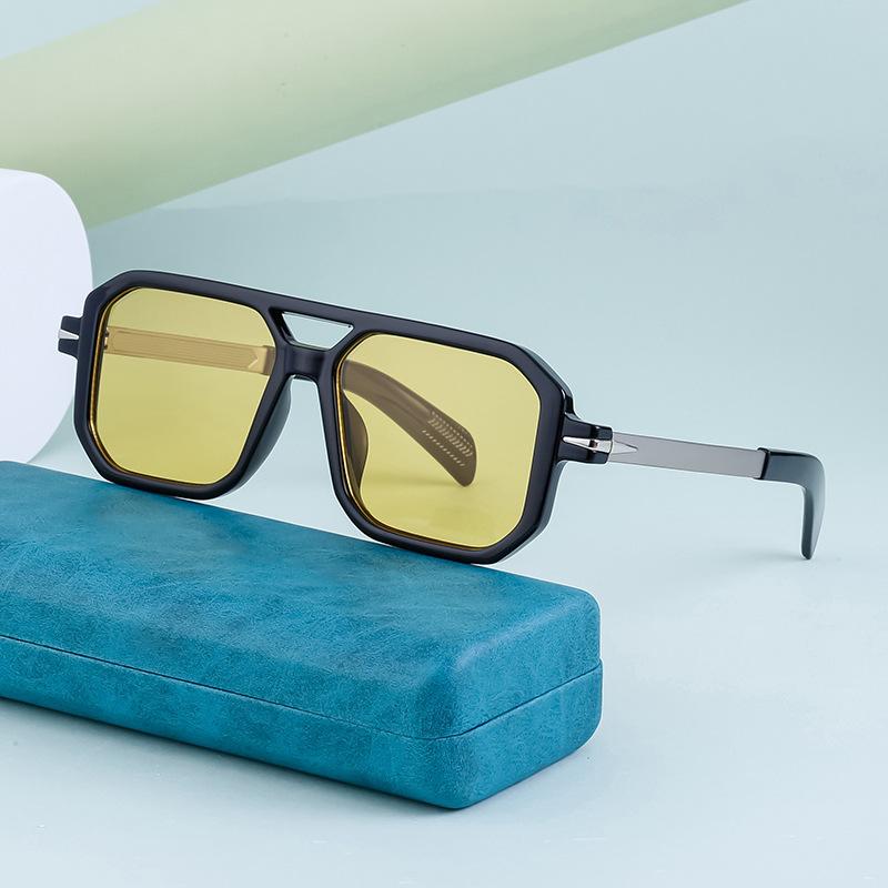 JYL TS Men's Retro Square - Driving UV-Protective Fishing Shades ZS-DB7103
