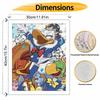 Disney digital oil painting Donald Duck and friends art handmade diy gift home decoration