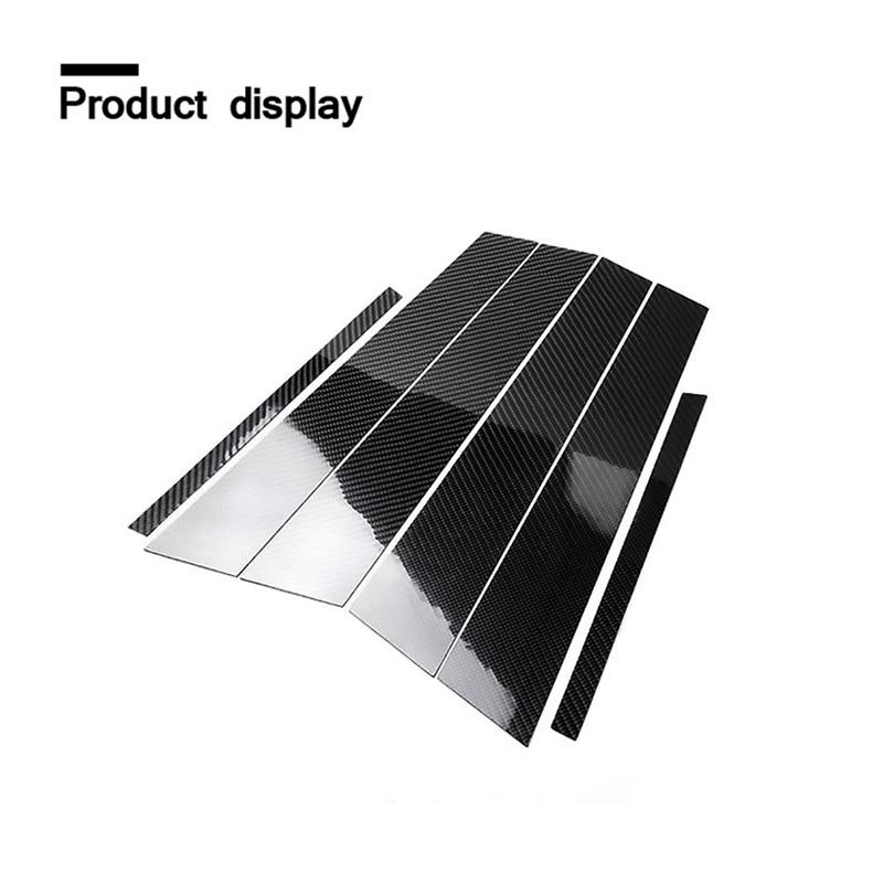 Наклейка на окно автомобиля из углеродного волокна для BMW E70 E71 F15 F16 F25 F20 E90 F10 E60 F48 E84 F30 F52 F07 F31 E46 X3 автомобиля