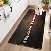 Flannel Kitchen Mat Iron Maiden Soft Area Rug Non Slip Floor Carpet Home Decoration