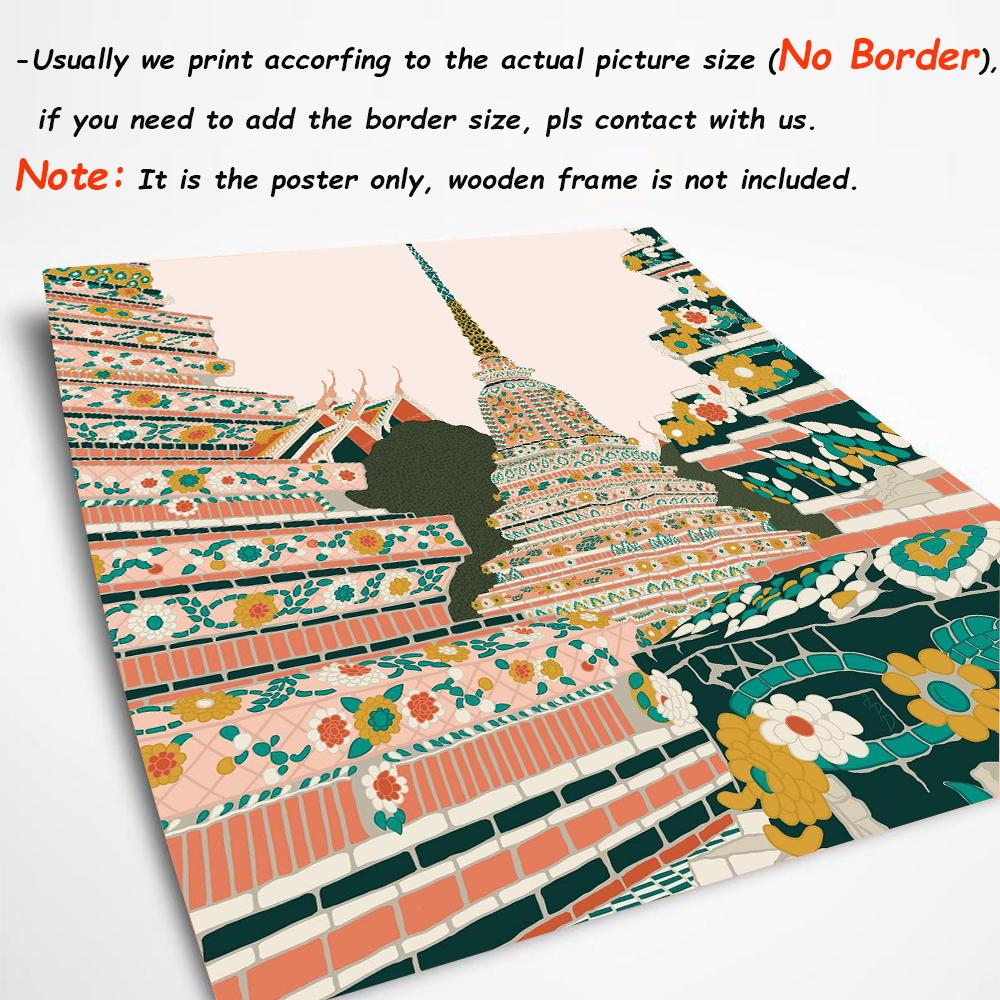 Paris London New York Milan China Wall Art Canvas Painting Nordic Landscape Poster And Print Wall Pictures For Living Room Decor