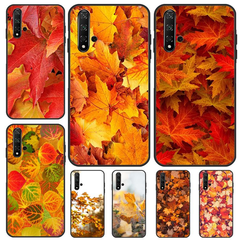 Autumn Leaves Case For Huawei Nova Y90 Y70 Y61 Y60 9 10 SE Nova 5T 11i 8i 7i 3i P20 P40 P30 Lite P60 Pro