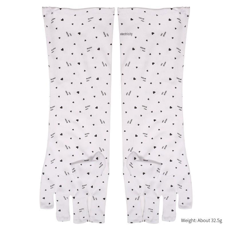 Трансграничные перчатки без пальцев для защиты от УФ-лучей для нейл-арта - Предотвращение потемнения