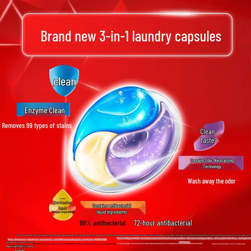OMO 3-in-1 Soothing Lavender Laundry Pods