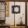 Chinese Lantern Making Kit DIY Vintage Palace for Kids, Style Wooden Frame Traditional Brocade Crafts, Material Set Mid-Autumn Festival Celebration