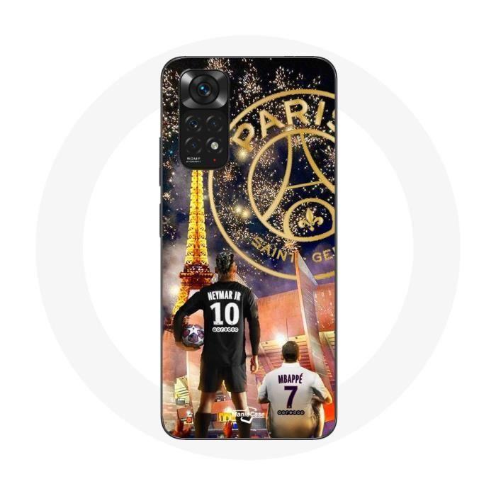 Case for Xiaomi Redmi Note 11 4G PSG Neymar and Mbappé Merry Christmas