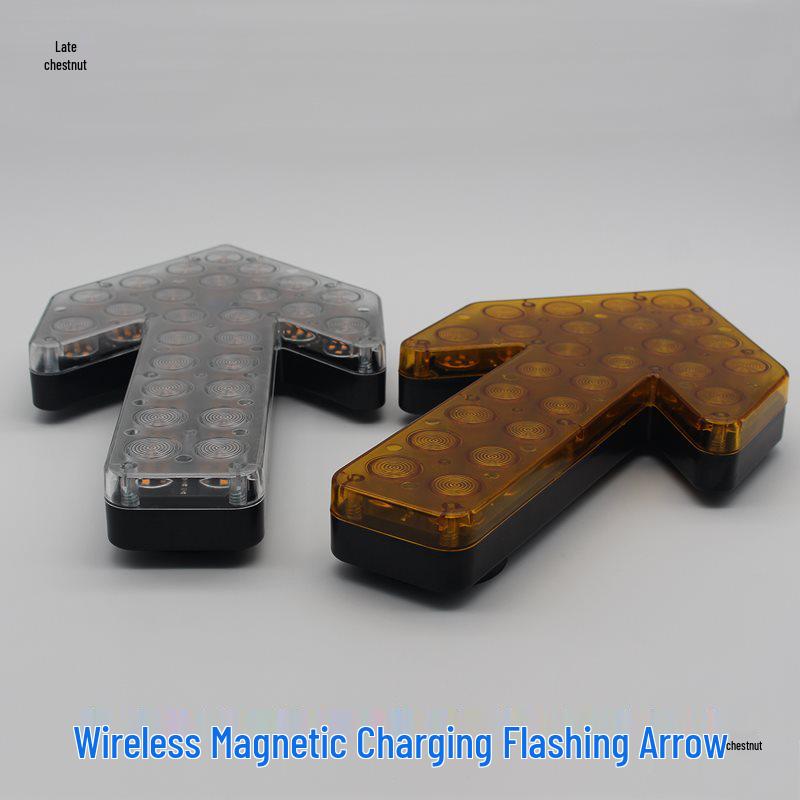 Portable Magnetic Emergency Flashing Light - Yellow Nighttime Indicator