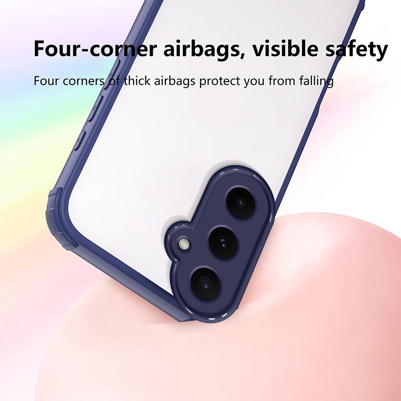 Новый прозрачный противоударный чехол-броня для Samsung Galaxy A30S A32 A33 A34 A35 A36 A50 A50S A55 A56 Защитная крышка для объектива камеры