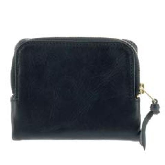 PORTER Men's Leather Bi-fold Wallet, Compact [SOAK], Camel