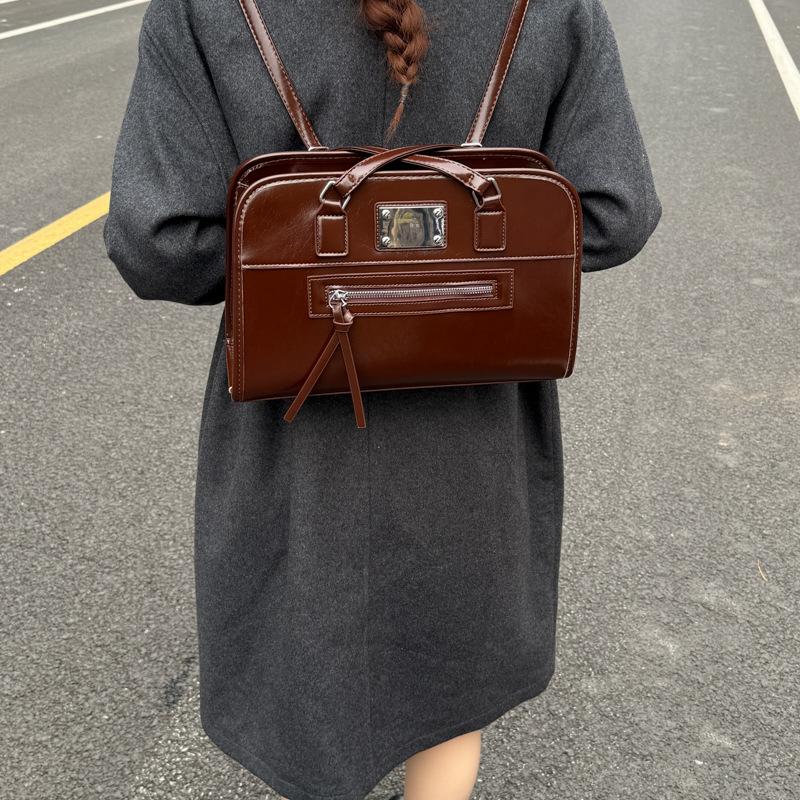 Премиальный женский рюкзак 2025 новый рюкзак для поездок на работу, школьный рюкзак для студенток, сумка-мессенджер на одно плечо, сумка-тоут