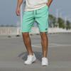Мужские повседневные новые однотонные шорты, дышащие пляжные брюки