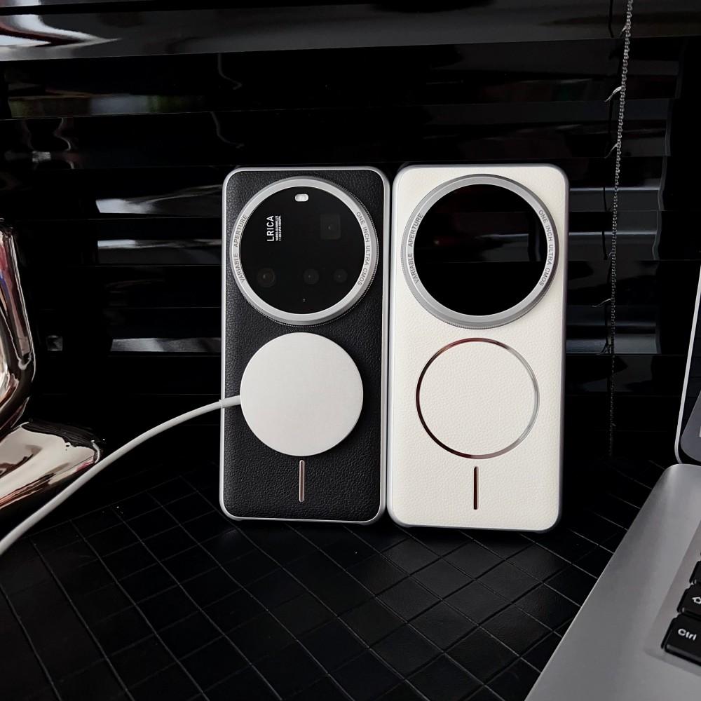 Для Xiaomi Mi 15 Ultra Чехол Роскошный PU Магнитный Беспроводная Зарядка Защитный Задняя Крышка Чехол Для Xiaomi Mi 15 Pro 14 13 Ultra Корпус