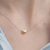 SOSOO 925 Silver Pounding Volume Heart Necklace