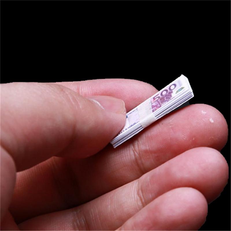 1/12 Scale Coins Dollars Euro Money Scene Accessories Toys For Dollhouse