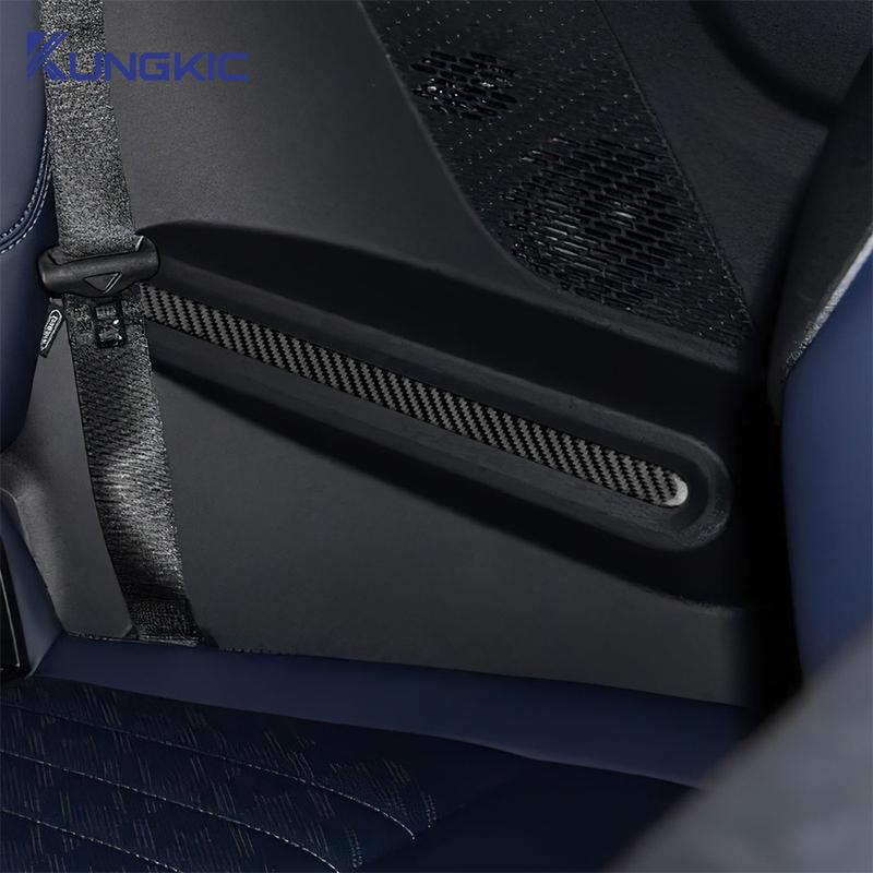 Real Soft Carbon Fiber for Mini S F66 F67 2024 2025 Car Door Decorative Strips Interior Sticker Panel LHD RHD