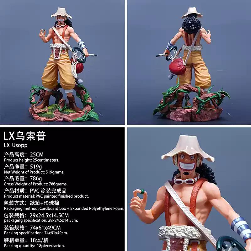 Official 25cm Action Figure Usopp Two Years Later Collectible Doll Usopp Figures Model Toy Gift For Fans