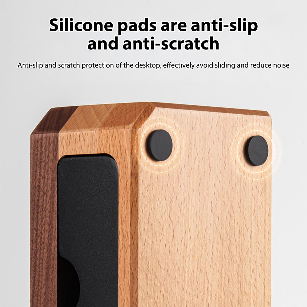 Деревянная станция для темперирования эспрессо, держатель для темперирования эспрессо, 3 отверстия, для 51-58 мм, универсальная