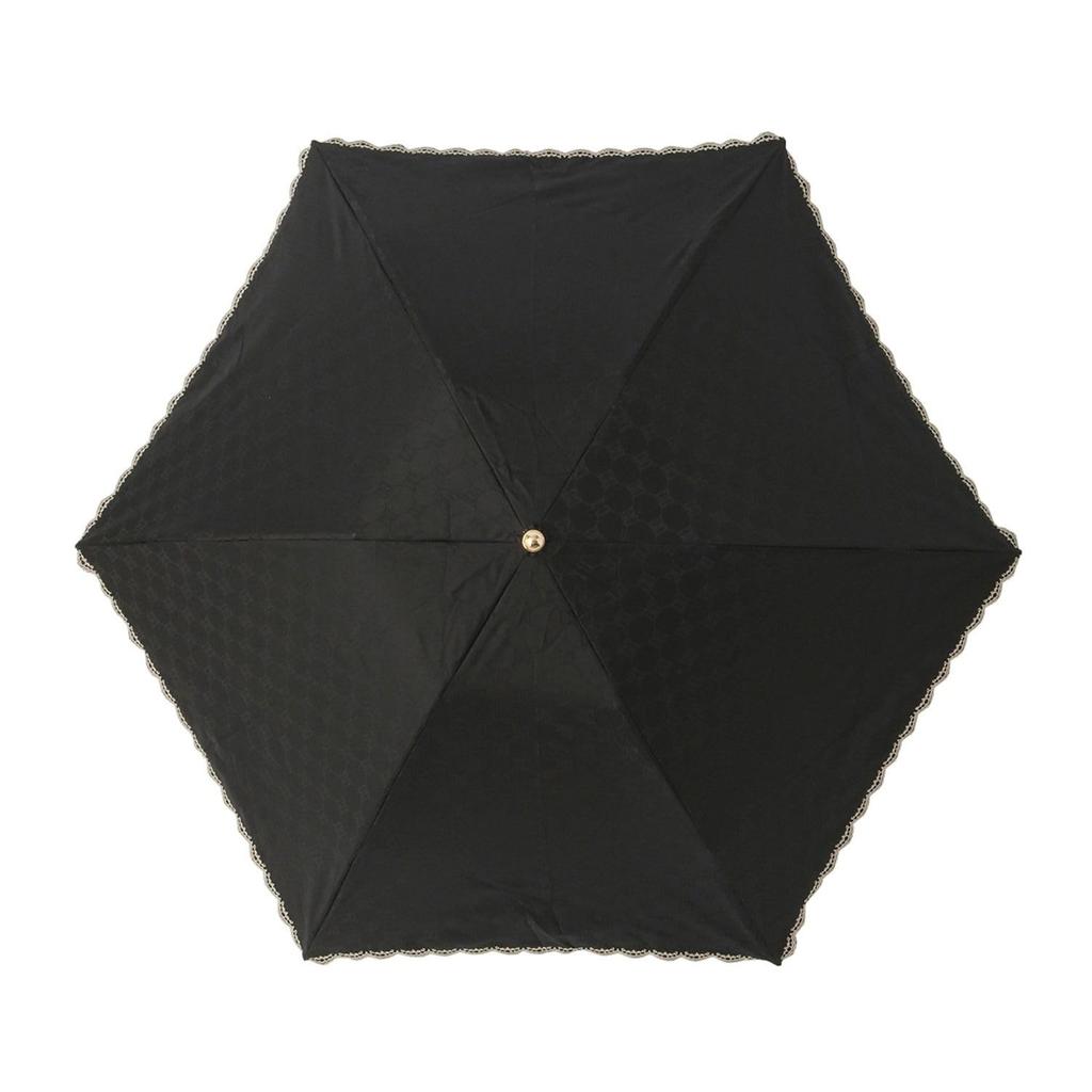 Складной зонт Moonbat для Сделано в для Солнца и Легкого Тепла УФ Жаккард Черный [Утки] Зонт, Женский, Япония, Дождь, Первоклассная Блокировка,