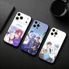 SK8 Бесконечность L-Ланга R-Реки Чехол для телефона для iPhone 17pro,16,15,14,13,12,11 Plus,Pro Max,XS,Мягкий силиконовый черный чехол