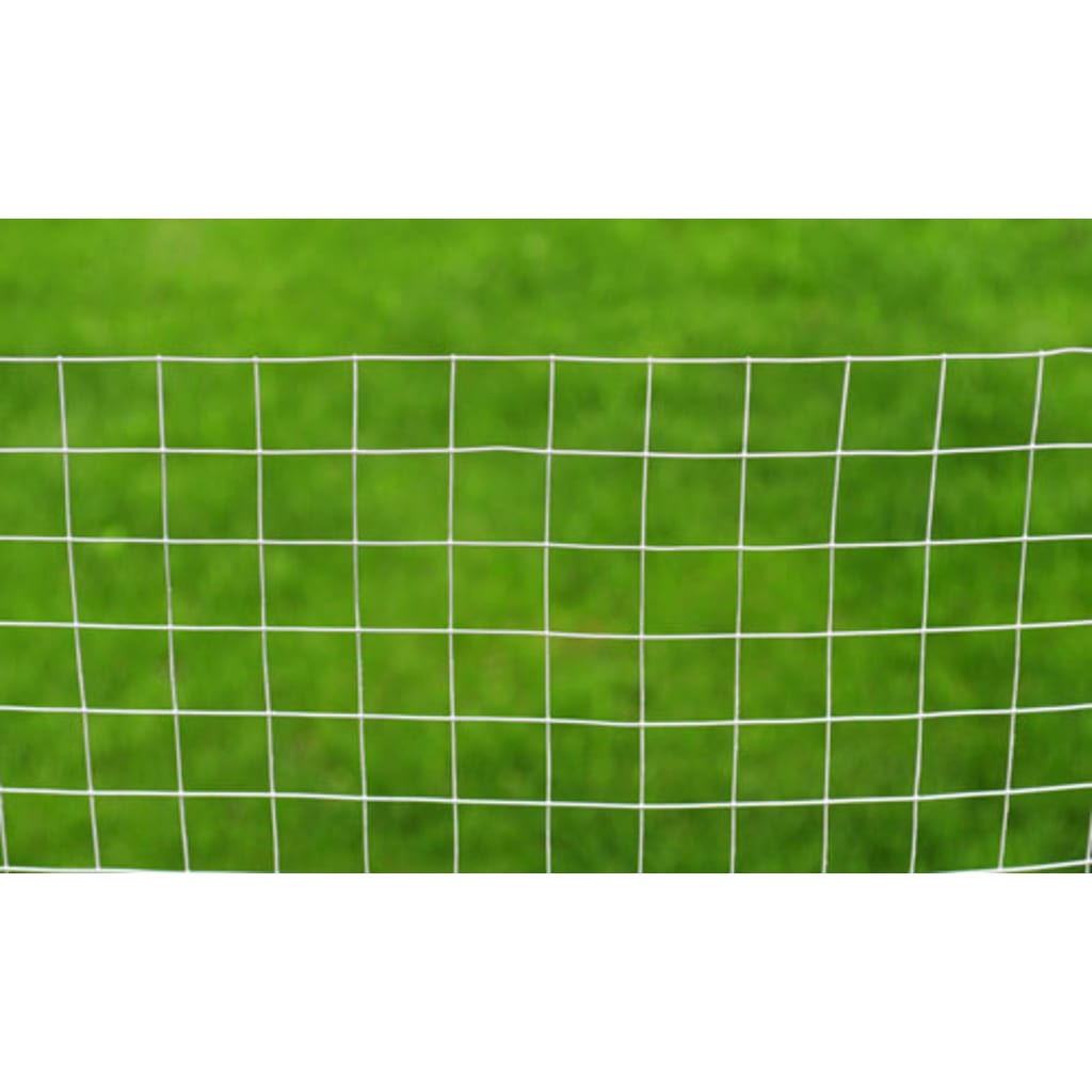 Vidaxl Siatka Ogrodzeniowa, Galwanizowana, Stalowa, 1X25 M, Srebrna
