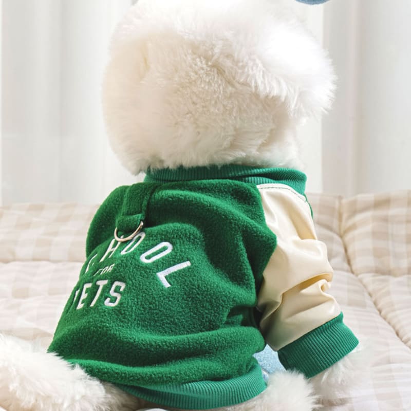 [Питомцы] Бейсбольная куртка M Зеленый