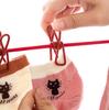 Red Clothesline With Clamp Household Goods Practical And Popular Products